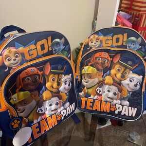Team Paw Kids Backpack Set 2 pieces